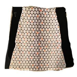 Golfino Skort - 6 black /white /black red panel , polyester spandex